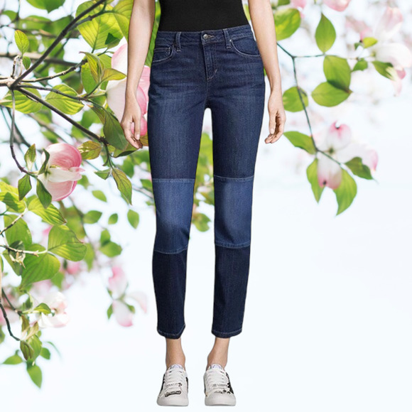 (55% OFF) NWT - Joe’s Jeans Mid Rise Straight Ankle Lana Patched in 24 MSRP $198 - Picture 2 of 5